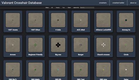 vcdrb.net|VALORANT：クロスヘア共有サイト「Valorant Crosshair .